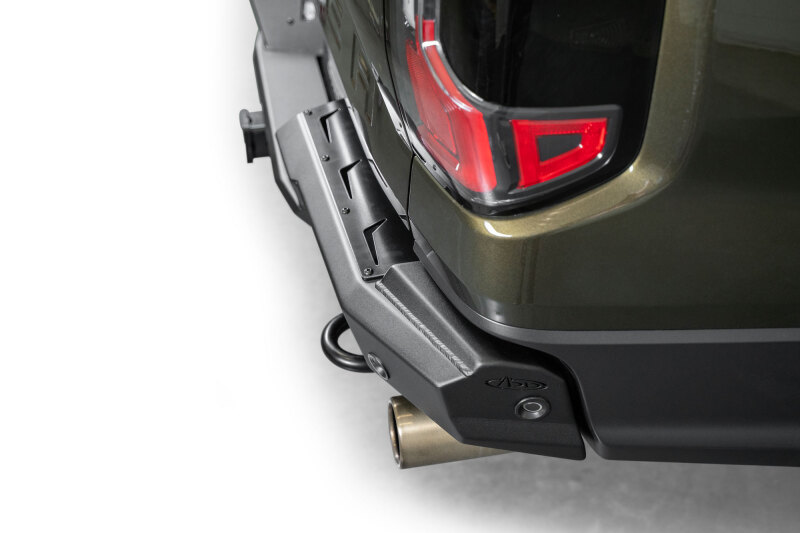 Ford Ranger Raptor Bumper - Rear - Addictive Desert Designs - Edge - Hammer Black with Satin Black Panels - `24-`26